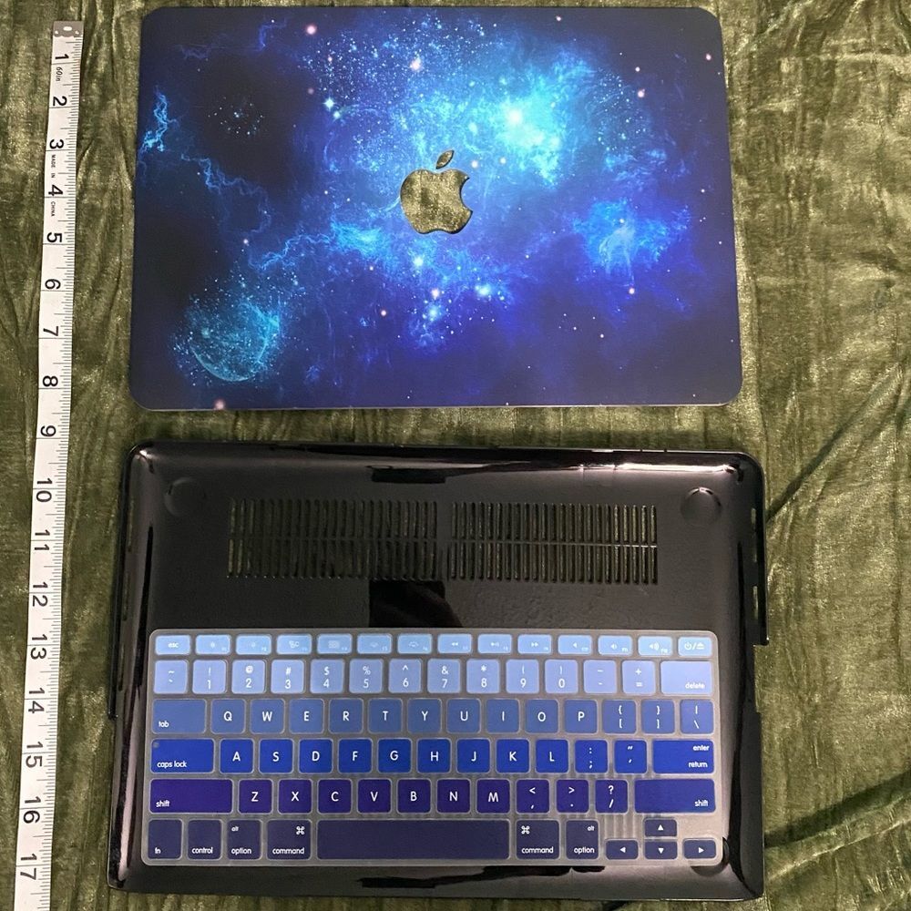Galaxy MacBook Hardcover Case Cover And Ombré Keyboard Cover